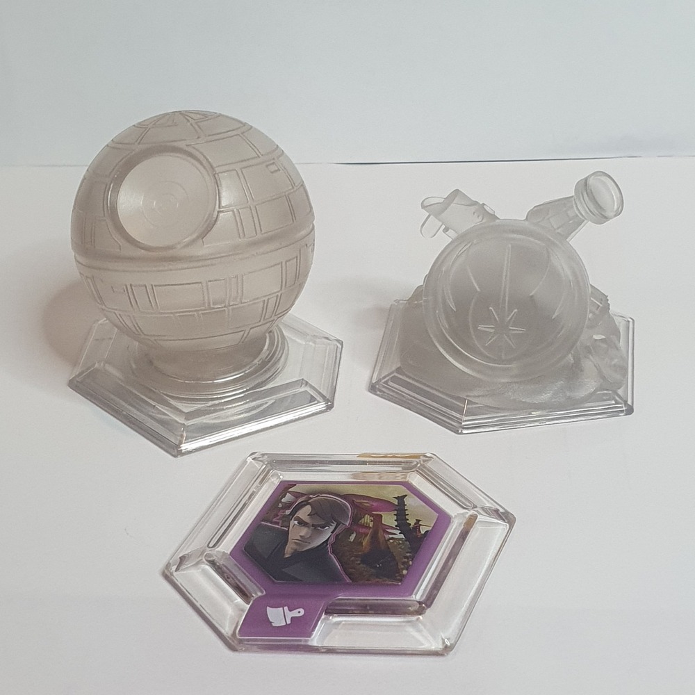 Disney Infinity 3.0 Star Wars Play‎ Set Lot Death Star Lightsaber Anakin Disc